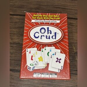 NEW SEALED Oh Crud Family Card‎ & Dice Game for 2-6 Players Ages 8 & Up Ghetti